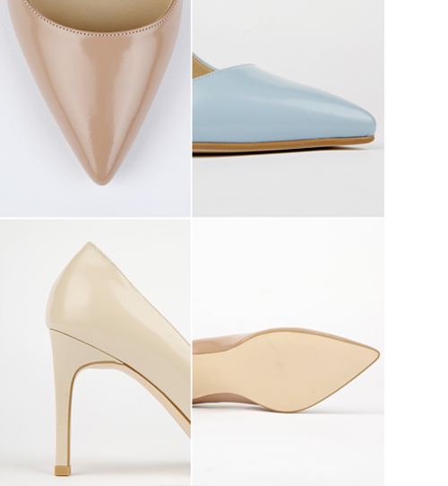 [ 5 color ]vinel leather stiletto heel