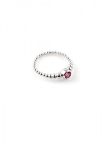 pink stone poin ring 