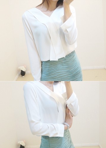 Tied blouse
