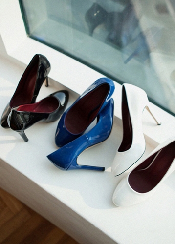 [ 기성화 -  3 color * ]color point basic heel