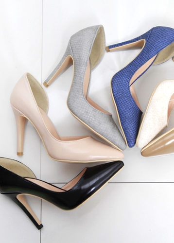 [ 6 color * ]Basic stiletto heel