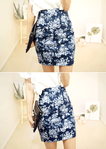 Reve flower skirt[핏 예뻐요]