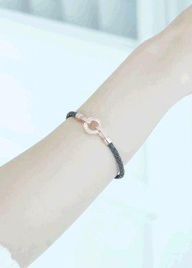 써클 bracelet[리얼레더]