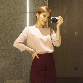 Mind blouse [핑크]
