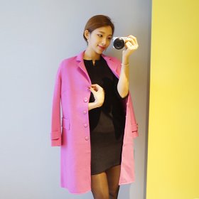 Single classic coat [핑크][핸드메이드]