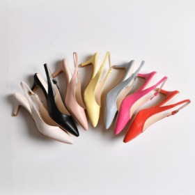 [ 6 color * ]로마네 스틸레토 슬링백 heel