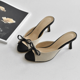 [ 3 color * ]레베카 오픈토 heel