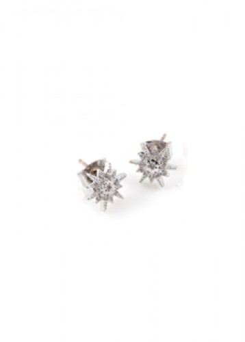 silver star earringsilver 92.5 post