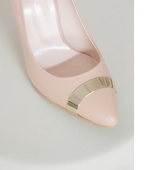 [스킨핑크]ruv gold stiletto heel