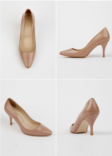 [ 6 color * ]box leather stiletto heel